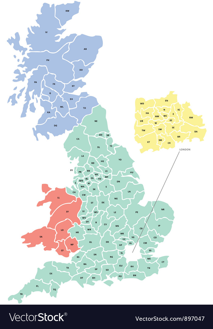 free uk postcode maps